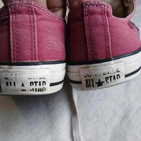 Converse Burgundy Low-Top Sneakers - Picture 9 of 9